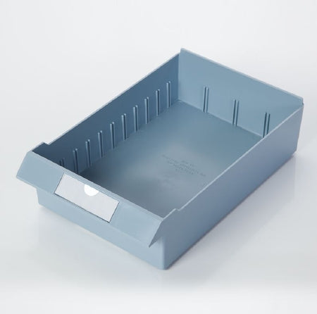 Health Care Logistics - Storage Cassette Bin Light Blue Plastic 2-1/2 X 6 X 9-3/4 Inch - 1323