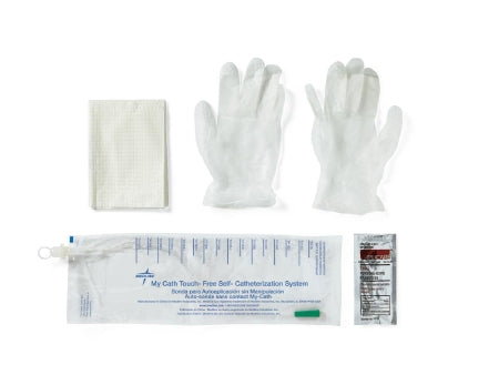 My-Cath Touch-Free - Intermittent Catheter Kit Closed System / Self Catheter 14 Fr. Without Balloon Vinyl - Medline - DYND10440
