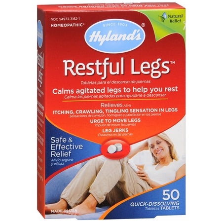 Hylands Hylands Restful Legs Pain Relief 6X - 6X - 6X - 6X - 12X Strength Lycopodium / Pulsatilla / Rhus Toxicodendron / Sulphur / Zincum Metallicum Tablet 50 per Bottle - 35497331621
