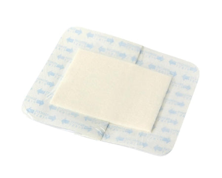 Suresite 123+Pad - Transparent Film Dressing with Pad Rectangle 3-1/2 X 10 Inch 3 Tab Delivery Without Label Sterile - Medline - MSC2610