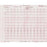 Clinical Health Products ECG Recording Paper 215 mm X 13 Foot Roll Red Grid - B-ECG-P10