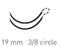 Quill Knotless Tissue-Closure Device, Monoderm Suture with Needle Absorbable Coated Undyed Suture Barbed Monofilament Polyglycolic Acid / PCL Size 3-0 30 X 30 cm Double-Armed 19 mm Length 3/8 Circle Precision Reverse Cutting Needle