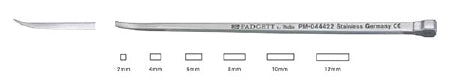 Padgett - Mini Osteotome 8 mm Width Curved Blade OR Grade Stainless Steel NonSterile 5 Inch Length - PM-044428