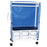 Mjm International - Linen / Specialty Cart with Cover 1 Shelf PVC 4 Inch Twin Casters - 345-1C-6T