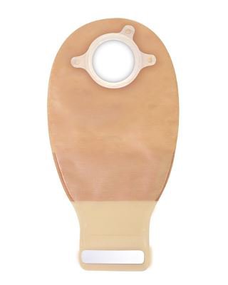 Natura - Ostomy Pouch Two-Piece System 12 Inch Length 1-1/2 Inch Stoma Drainable - 416414