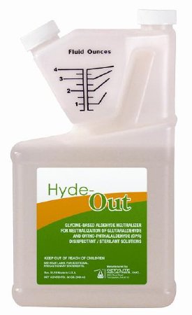 Cetylite Hyde-Out OPA / Glutaraldehyde Neutralizer RTU Liquid 32 oz. Bottle Single Use - 128