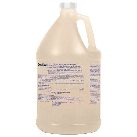 Ameriderm Hydro Bath Whirlpool Disinfectant Cleaner Ammoniated Liquid 1 gal. Jug Fresh Lemon Scent - 620