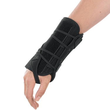 Breg Breg Wrist Brace Foam Left Hand Black One Size Fits Most - 10056