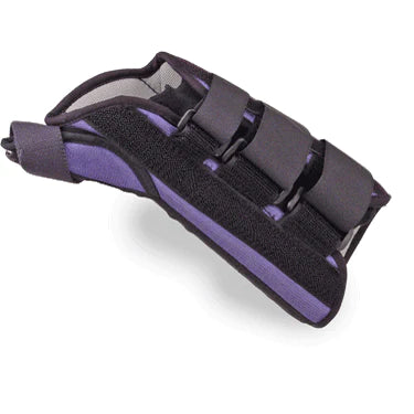 Breg - Cock-Up Wrist Brace with Thumb Spica Aluminum / Foam / Nylon Right Hand Black Large - 10304