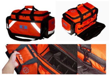 Med-Tech Resources MTR Elite Trauma Bag Blue Nylon 25.50 L X 15.75 W X 11.50 H Inch - TR-14031B