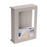 Harloff Mini Line Glove Box Holder Cart Mount 3-Box Putty 3-3/4 X 10-1/2 X 14-3/4 Inch Steel - 680422