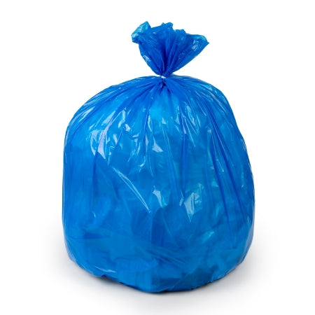 Colonial Bag - Recyclying Bag 15 gal. Blue LLDPE 0.80 mil 24 X 32 Inch X-Seal Bottom Coreless Roll - CCB15GAL