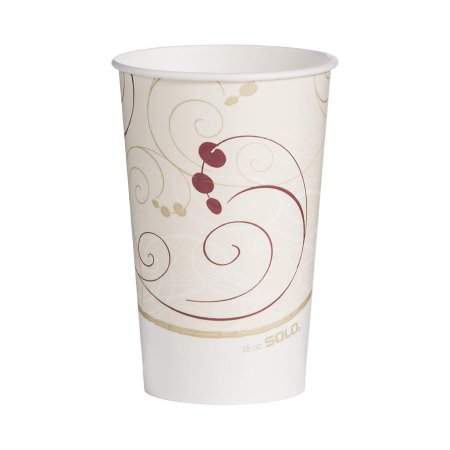 Solo - Drinking Cup 16 oz. Symphony Print Wax Coated Paper Disposable - RP16P-J8000