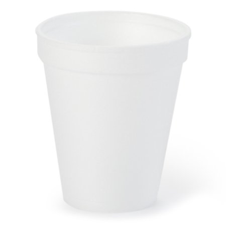 WinCup - Drinking Cup 8 oz. White Styrofoam Disposable - 8C8W