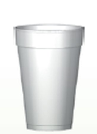 Wincup WinCup Drinking Cup 16 oz. White Styrofoam Disposable - 16C18