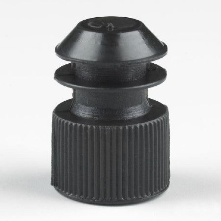 Globe Scientific Globe Scientific Tube Closure LDPE Flanged Plug Cap Black 11.5 X 17.1 mm For 13 mm Test Tubes, Centrifuge Tubes and Round Cuvettes NonSterile - 118240K