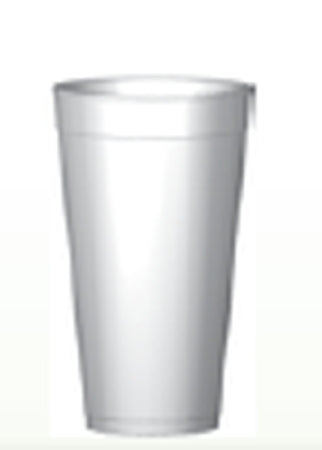 Wincup WinCup Drinking Cup 20 oz. White Styrofoam Disposable - 20C18