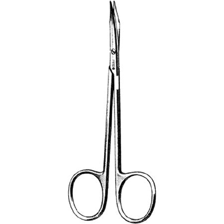 Sklar Sklar Tenotomy Scissors Kleinert-Kutz 5 Inch Length OR Grade Stainless Steel NonSterile Finger Ring Handle Curved Sharp/Sharp - 64-1250
