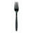 Regal - Fork Heavy Weight Black Polystyrene - GDR5FK-0004