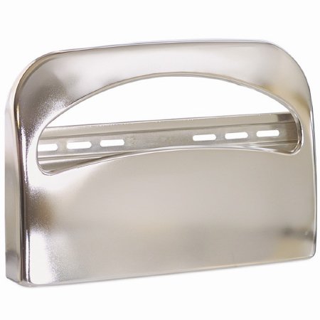 Safe-T-Gard - Toilet Seat Cover Dispenser Chrome Metal Manual Pull Wall Mount - 57725