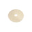 Saalfeld Redistribution Combo Hard Floor Burnishing Pad 19 Inch Cream Polyester / Natural Fiber - 402019