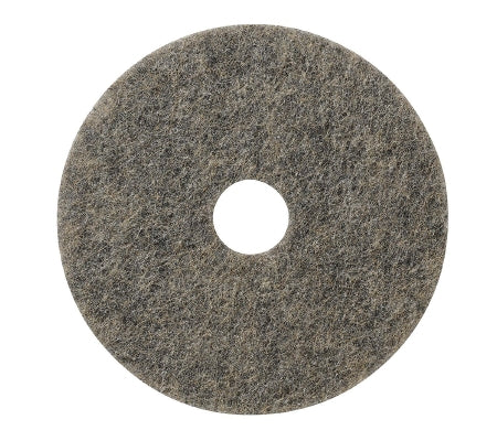 Saalfeld Redistribution Porko Extreme Hard Floor Burnishing Pad 20 Inch Black / Gray Polyester / Natural Fiber - 402820