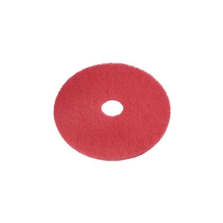 Saalfeld Redistribution americo Hard Floor Buffing Pad 18 Inch Red Polyester Fiber - 404418