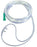 Salter Labs Salter-Style TLCannula Nasal Cannula with Ear Cushions Low Flow Adult Curved Prong / Non-flared Tip - 1600TLC-1-25