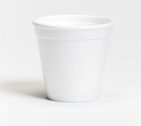 Wincup WinCup Drinking Cup 4 oz. White Styrofoam Disposable - 4C4W
