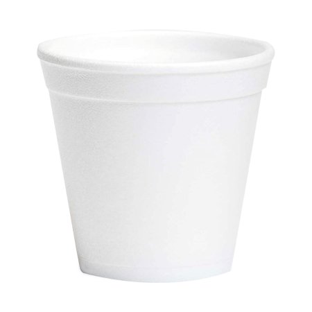 WinCup - Drinking Cup 4 oz. White Styrofoam Disposable - 4C4W