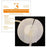 Gentell Split Drain Dressing Foam 4 Inch Diameter X 2 Inch Pad Round - GEN-14410