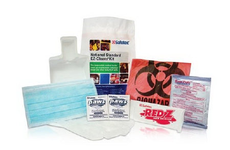 Safetec of America National Standard EZ-Cleans Biohazard Spill Kit - 25005