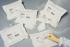 SatPax 1000 - Surface Disinfectant Cleaner Premoistened Cleanroom Manual Pull Wipe 75 Count Soft Pack Alcohol Scent NonSterile - 18-999-2561A