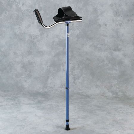Patterson Medical Supply Walk Easy Forearm Crutches Adult Aluminum Frame 220 lbs. Weight Capacity - 55256201