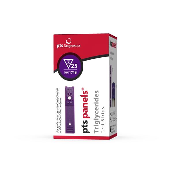 Polymer Technology Systems Trig: Triglyceride Test Strip 25/Bx - 1716