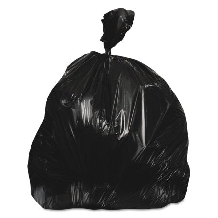 Colonial Bag - Trash Bag 7 gal. Black LLDPE 0.35 mil 20 X 21 Inch X-Seal Bottom Flat Pack - CBB21L
