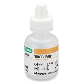 Bio-Rad Laboratories Viroclear Unassayed Control Hepatitis, Retrovirus Antigens and Antibodies 1 Level 1 X 5 mL - 106