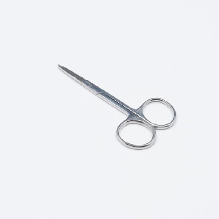 Centurion - Stitch Scissors Littauer 3-1/2 Inch Length Floor Grade Stainless Steel Sterile Finger Ring Handle Straight Blunt Tip / Blunt Tip - Medline - TRI66540