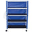 Mjm International - Linen Cart with Cover 4 Shelves 175 lbs. per Shelf Weight Capacity PVC 4 Inch Twin Casters - 350-24-4C