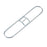 Boardwalk - Dust Mop Frame 5 X 24 Inch Clip Connection Zinc Plated - BWK1424