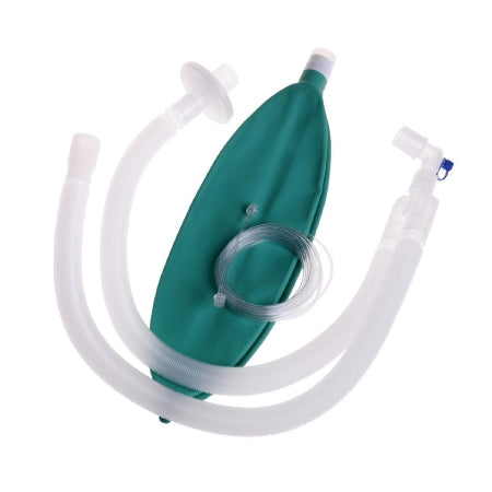 Medline - Anesthesia Breathing Circuit Corrugated Tube 90 Inch Tube Dual Limb Adult 3 Liter Bag Single Patient Use - DYNJAA0109