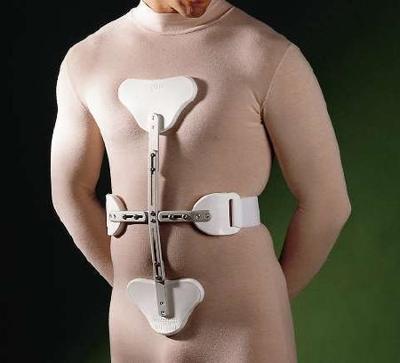 Freeman Manufacturing Back Orthosis One Size Fits Most Front Closure 24 - 48 Inch Unisex - 8142F-3