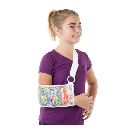 Breg - Shoulder Sling 2X-Small Cotton Hook and Loop Closure Left or Right Arm - 08470