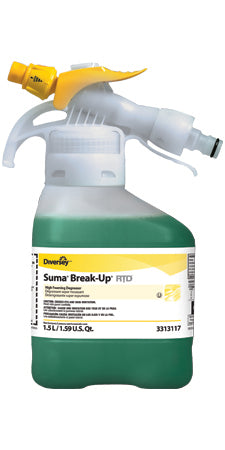 Lagasse Suma Break-Up SC Surface Cleaner / Degreaser Foaming 1.5 Liter Bottle Unscented - DVO93313117