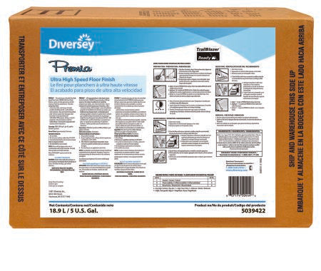Diversey Premia - Floor Finish Liquid 5 gal. Box Ammonia Scent - DVS5039422