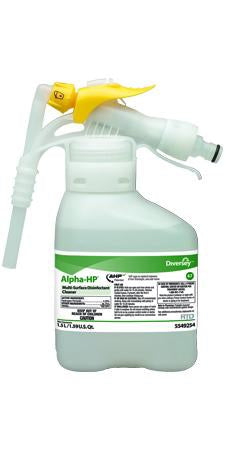 Lagasse Alpha-HP Surface Disinfectant Liquid Concentrate 1.5 Liter Bottle Citrus Scent - DVO 5549254