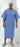 Fashion Seal Uniforms Patient Exam Gown Adult Ceil Blue - 609-NS
