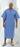 Fashion Seal Uniforms - Patient Exam Gown One Size Fits Most Ceil Blue Reusable - 609-NS