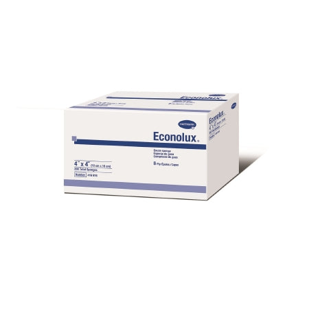 Hartmann Econolux Gauze Sponge Cotton 8-Ply 4 X 4 Inch Square NonSterile - 416816