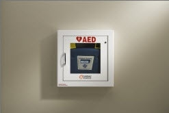 Cardiac Science AED Cabinet Wall-mounted, with Audible Alarm Designed to fit all Cardiac Science AED models - 50-00395-20